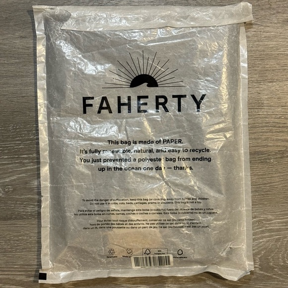 Faherty Comfort Twill 5-Pocket Pant Grey Men’s 33x32 NWT - Picture 13 of 13